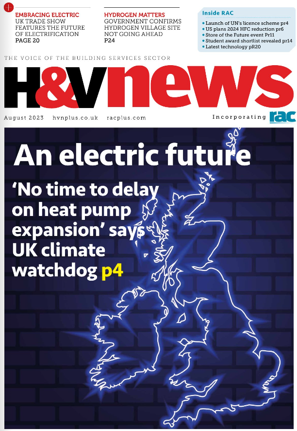 The digital edition of August's H&V News is now online - Heating and Ventilation News - Vimarsana News