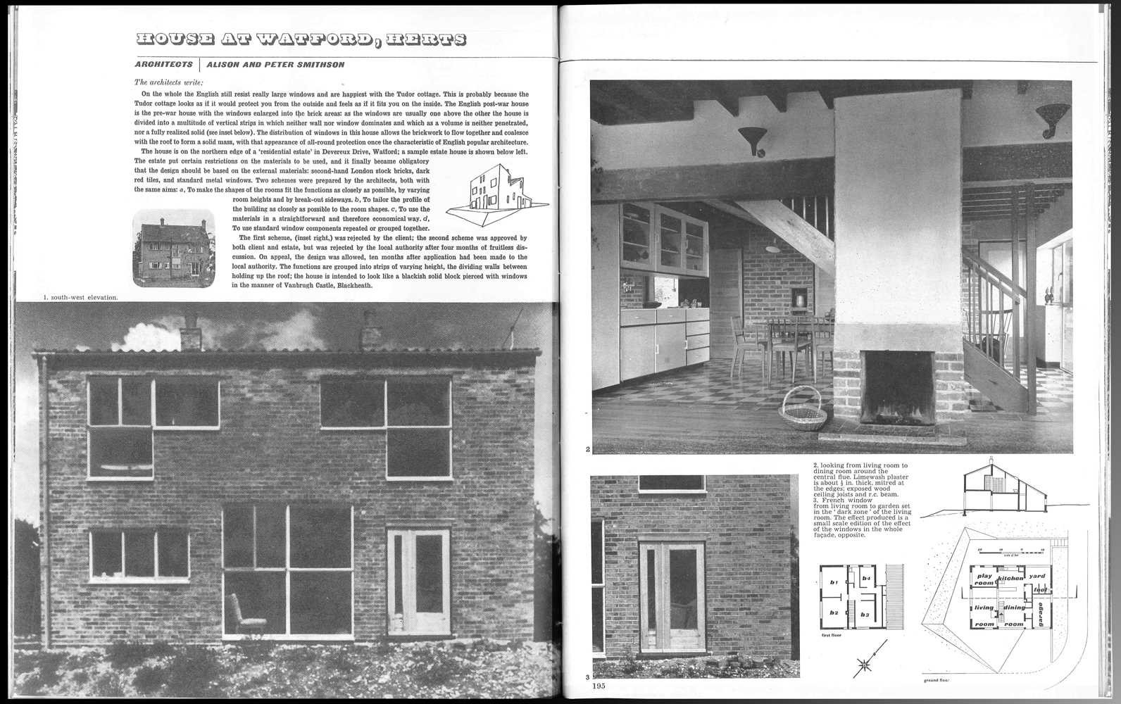 AR 1957 September - House at Watford, Herts Pages 1 and 2