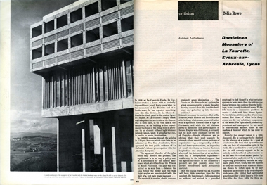 Dominican Monastery of La Tourette by Le Corbusier (Eveux