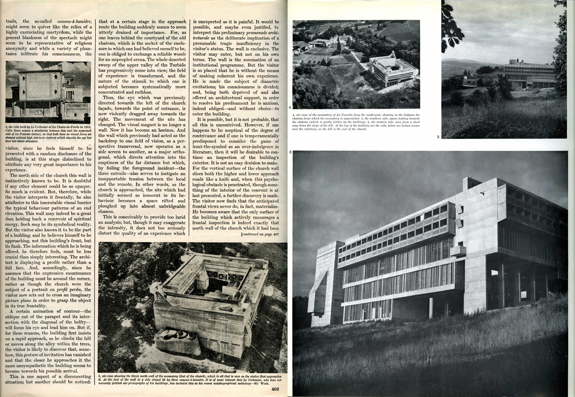 洋書 la Tourette et Le Corbusier Couvent Sainte-Marie de le Tourette, Le Corbusier, 1959