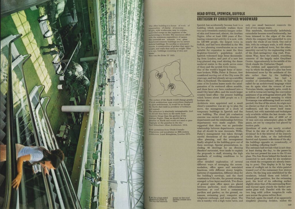 WillisFaber and Dumas Building by Foster Associates (Ipswich, UK