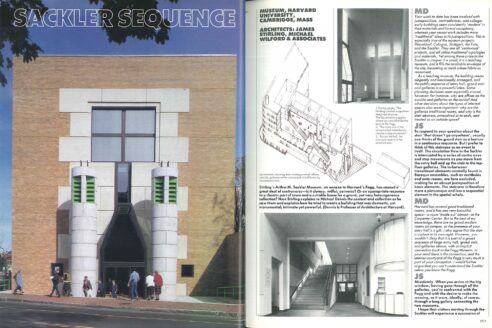 AR 1986 July - Sackler Sequence, an interview with James Stirling