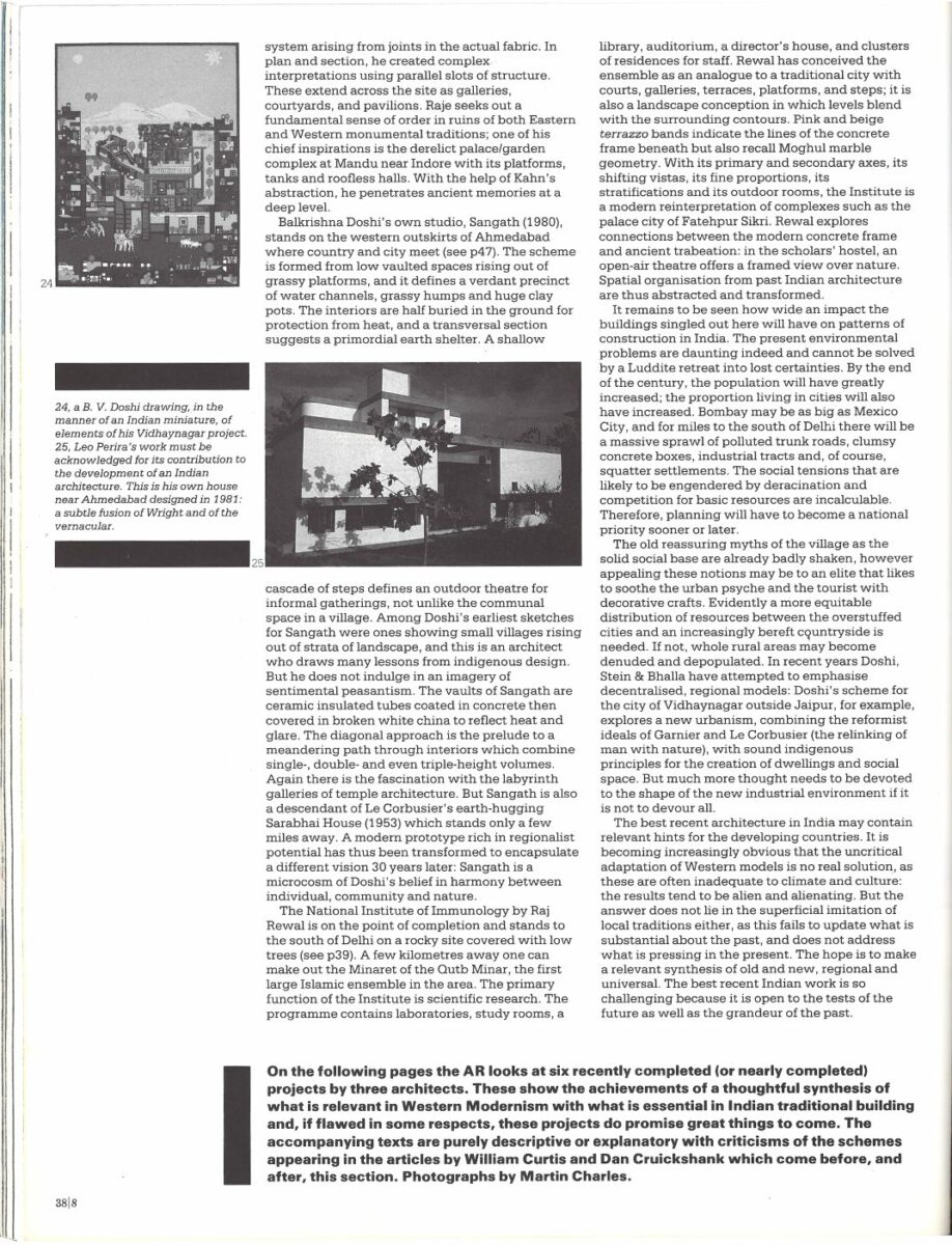 Modernism and the search for Indian identity - The Architectural