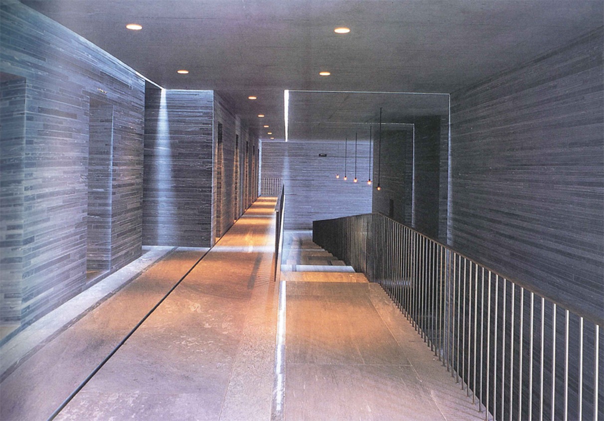 Thermal Baths in Vals, Switzerland by Peter Zumthor - The
