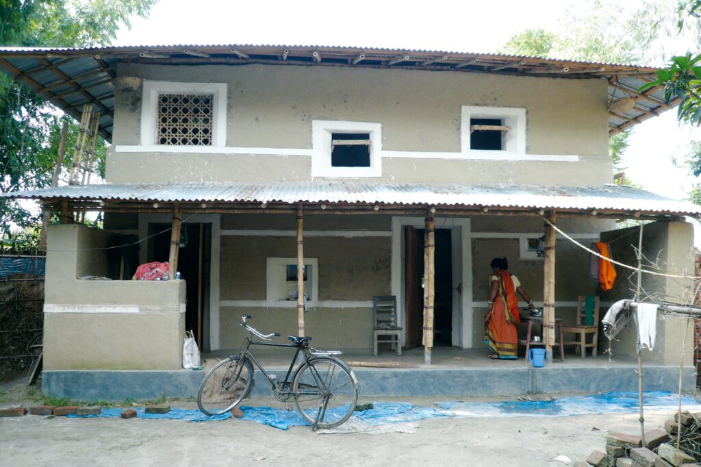 Houses in Bangladesh by Anna Heringer with BASEhabitat, BRAC University