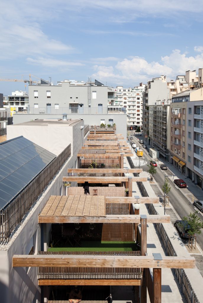 Housing development by Édouard François, Grenoble, France