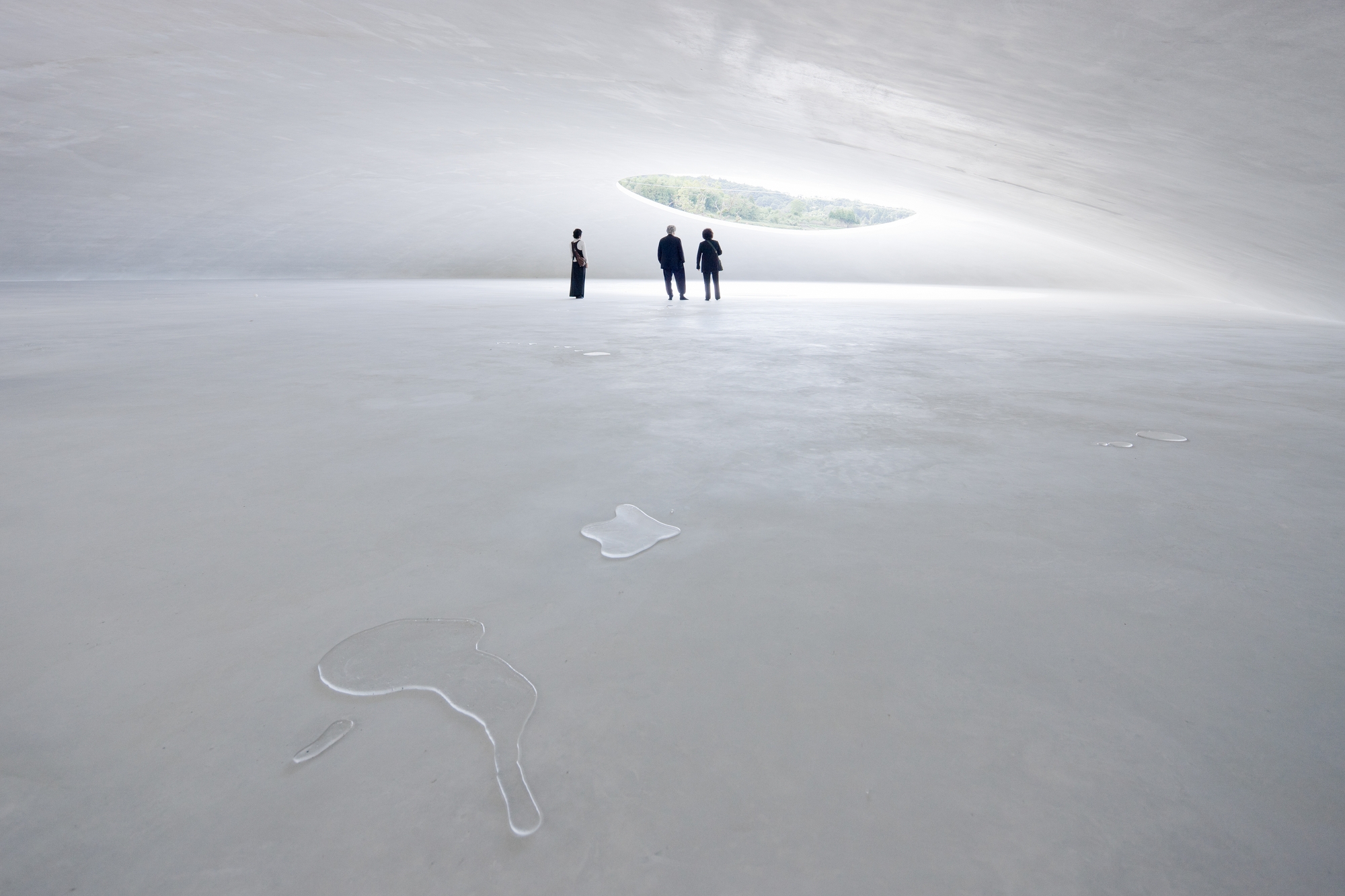 Teshima Art Museum by Ryue Nishizawa, Teshima Island, Japan