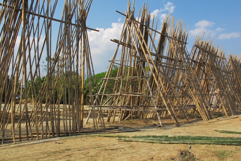 Cane and Able the expressive skill of building with bamboo