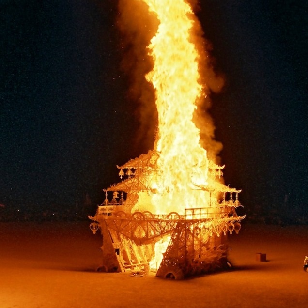 Let it burn Temple in Derry, Northern Ireland by David Best