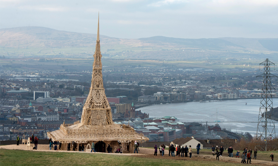 Let it burn Temple in Derry, Northern Ireland by David Best