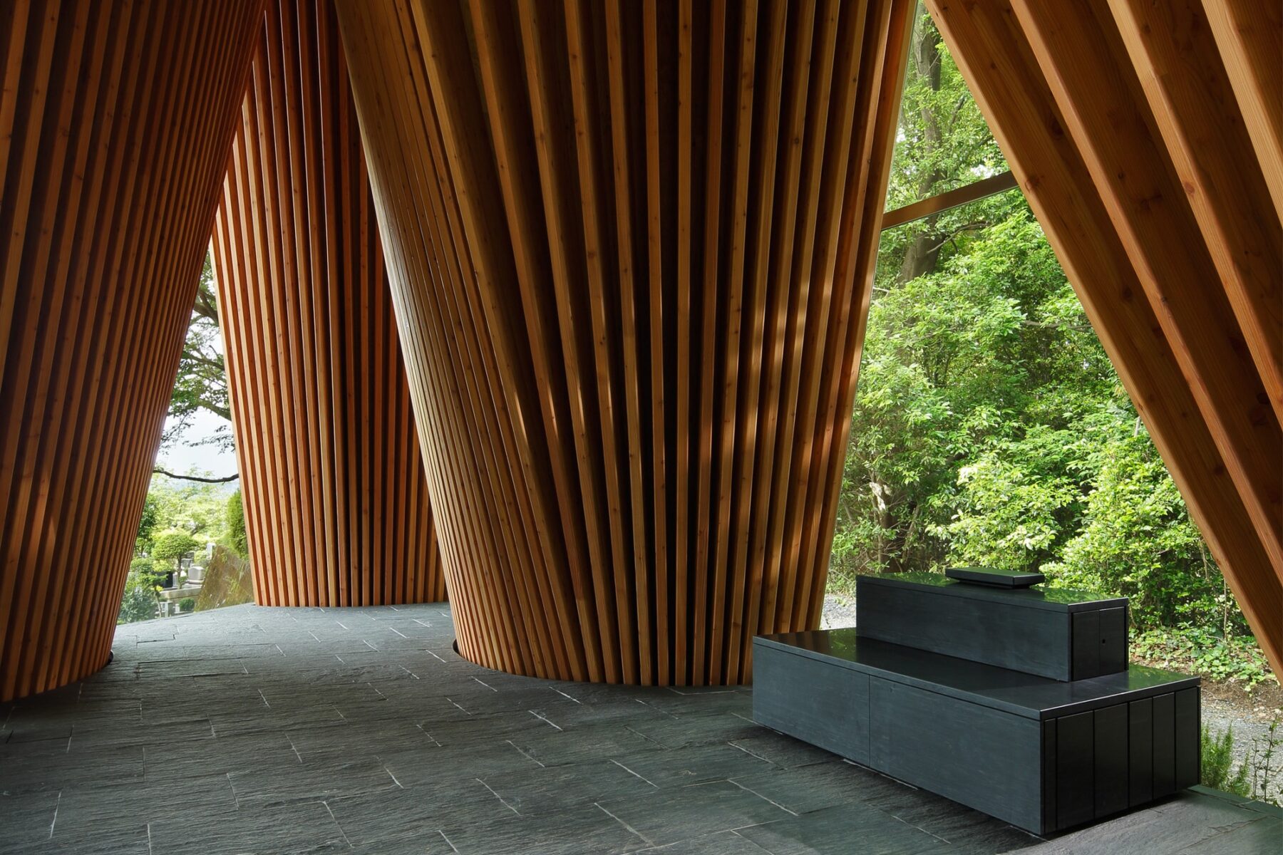 Bird's Nest Atami and Sayama Forest Chapel in Japan by Hiroshi Nakamura &  NAP