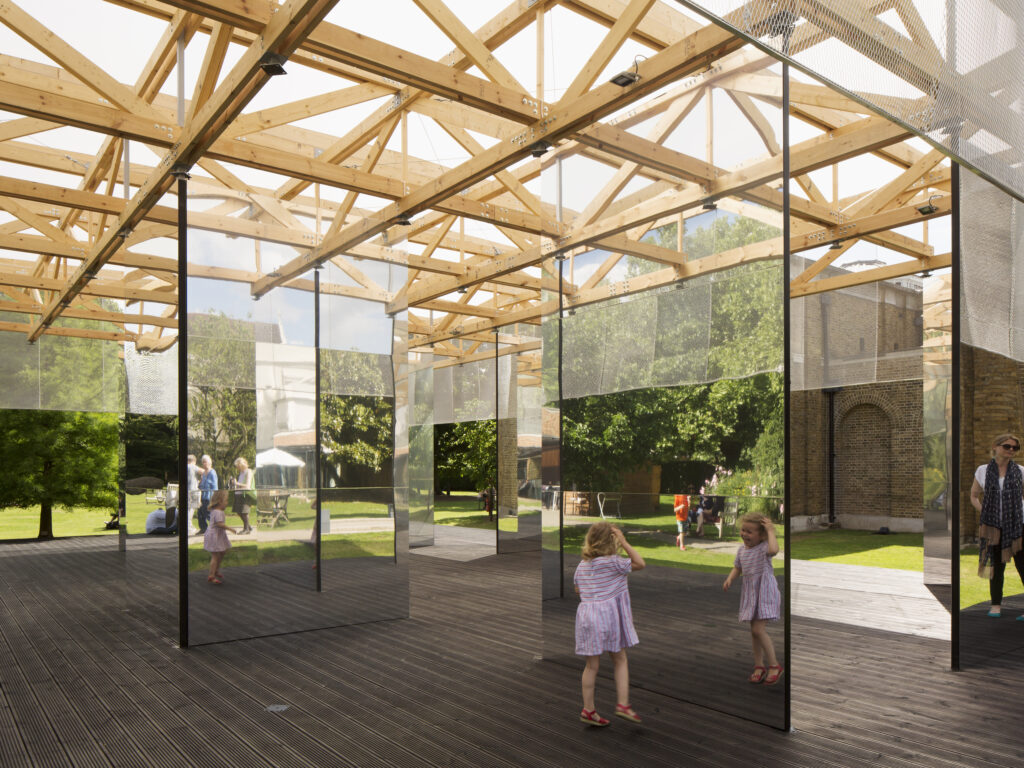Mirror mirror on the wall ‘After Image’ pavilion at the Dulwich