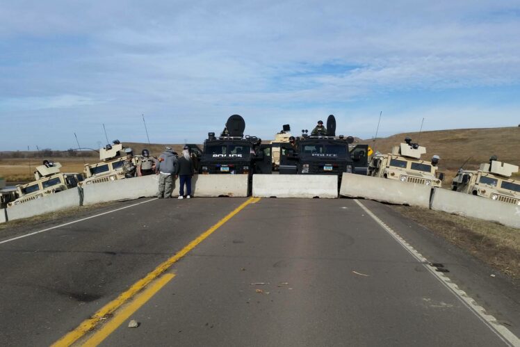 standing-rock-protest-energy-transfer-partners-dakota-access-pipeline-2017-police-barricade-christopher-francisco