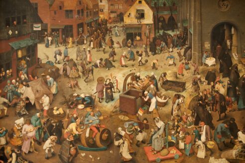 Le combat de carnaval et de carême pieter brueghel l'ancien edit