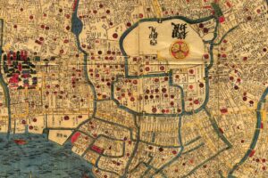 19th-Century map of Tokyo