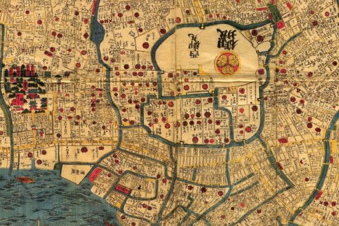 19th-Century map of Tokyo