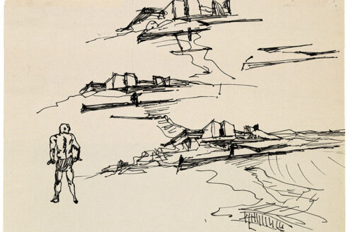 Alvaro siza sketch tea house leça palmeira 3x2