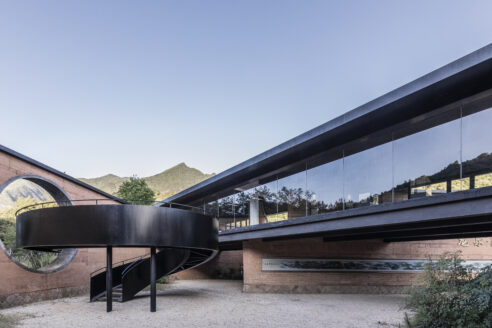 Archaeological park visitors centre office off course architectural review lh 04