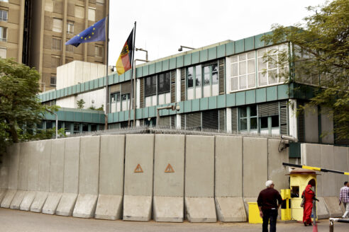 Typology embassy architectural review 10 german cairo wall