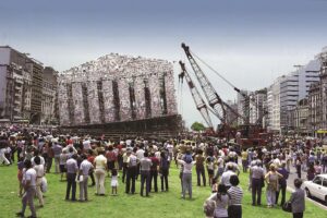 Marta minujin parthenon of books architectural review