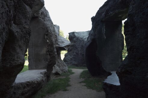 E06 anne holtrop batara pavilion soil shuttering architectural review