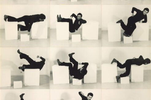 Bruce mclean pose work plinths body interior architectural review index