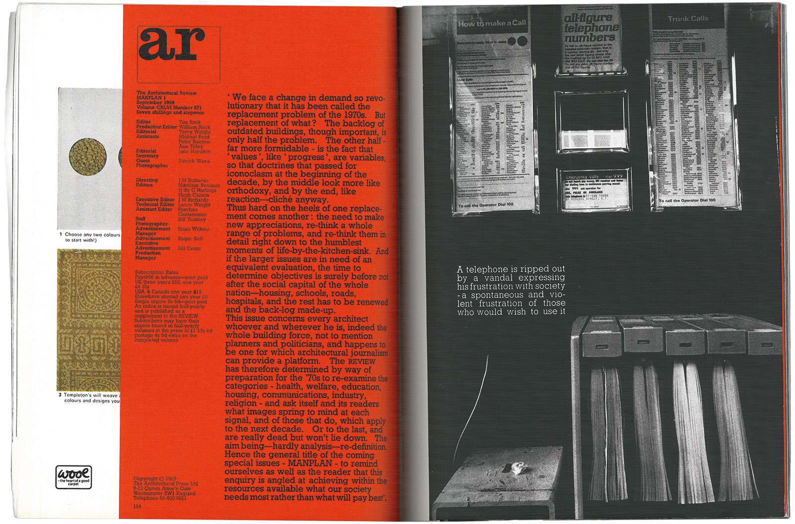 Manplan 01: Frustration – The Architectural Review September 1969