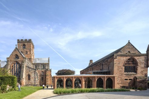 Feilden Fowles' Fratry hall additions at Carlisle Cathedral