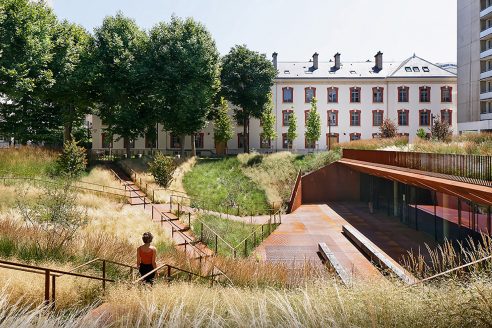 Rehabilitation of the Lourcine Barracks into University of Law Paris faculty by ChartierDalix