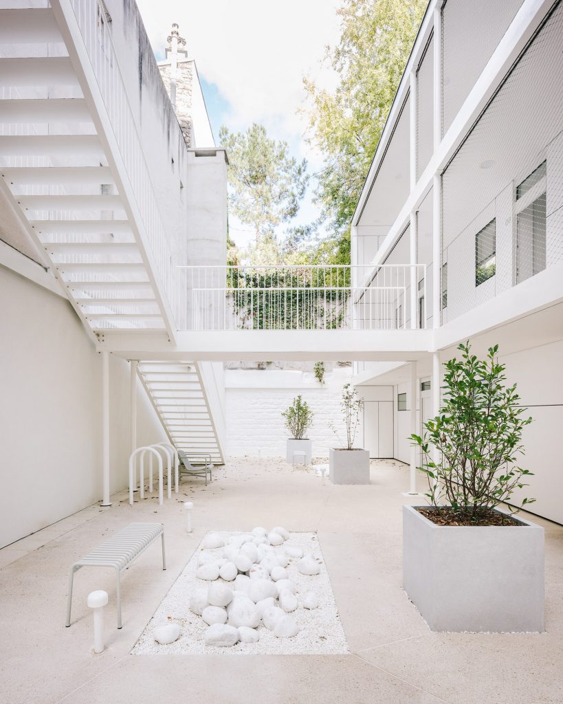 Out of the woodwork apartment building in Paris, France by Mars