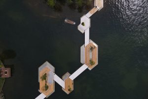 Floating Islands of Sky in Chengdu, China by Unarchitecte
