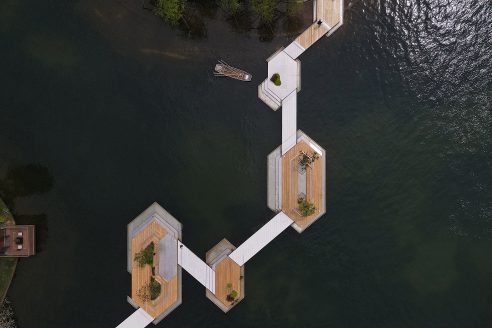 Floating Islands of Sky in Chengdu, China by Unarchitecte