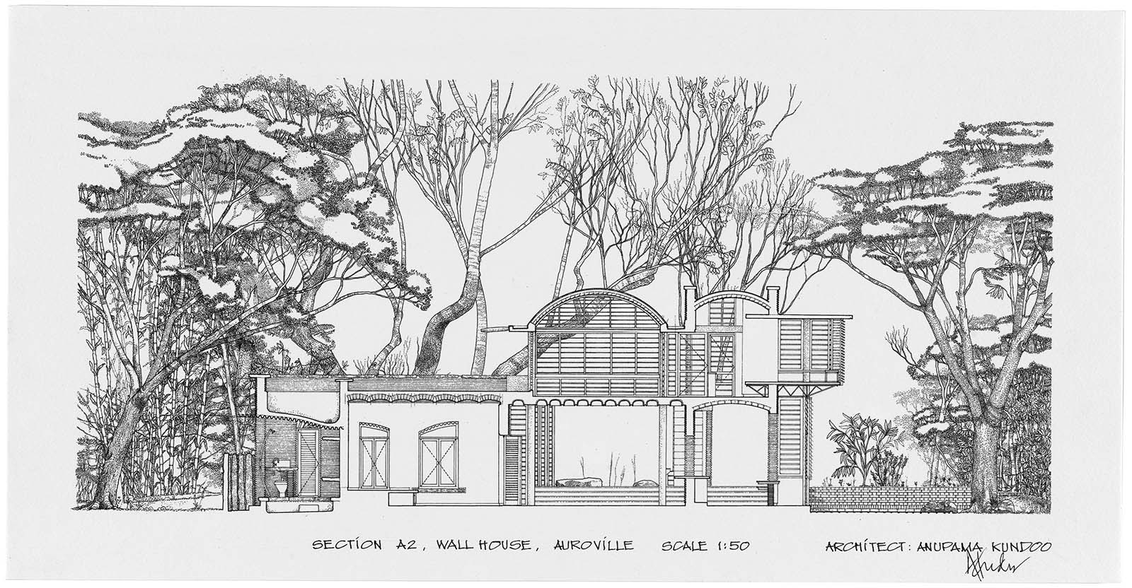 Revisit Wall House in Auroville, India by Anupama Kundoo