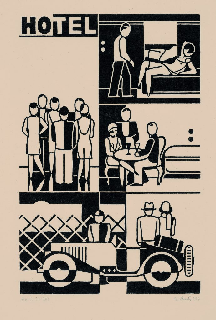 Gerd Rantitsch Folio: Twelve Houses of Our Time by Gerd Arntz - Architectural Review