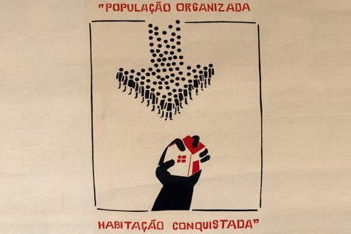 Organised Population Housing Conquered poster by SAAL Portugal