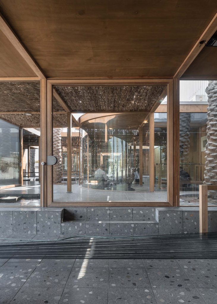 Craft on display Al Naseej Textile Factory in Bani Jamra, Bahrain by Leopold Banchini