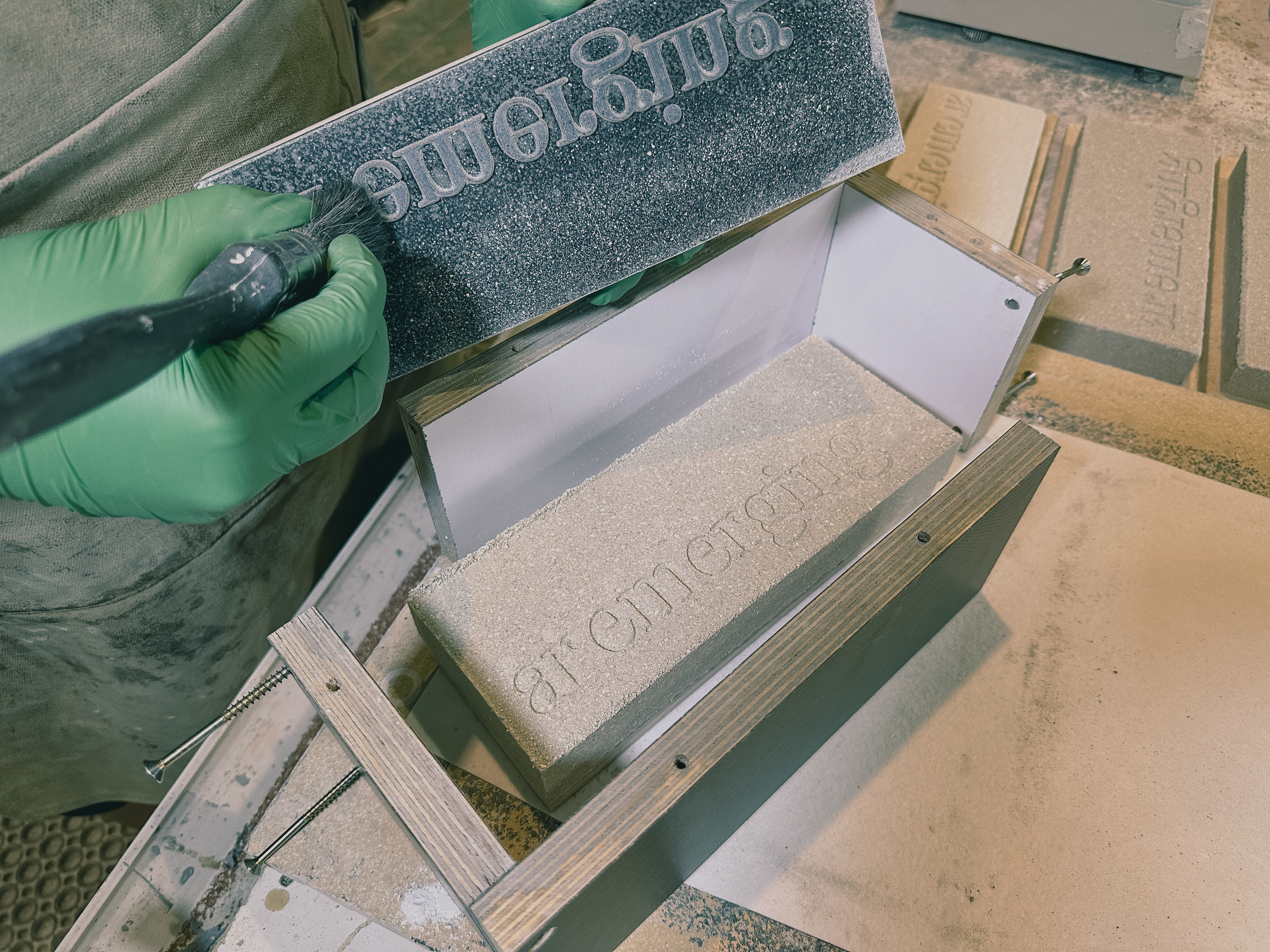 AR Emerging trophies by Alusid removed from moulds