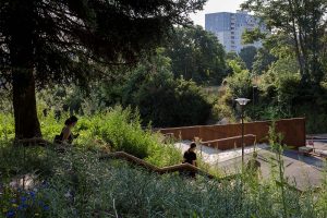 Petite Saussaie Paris Public park and street. Paysarchitectures. The Architectural Review