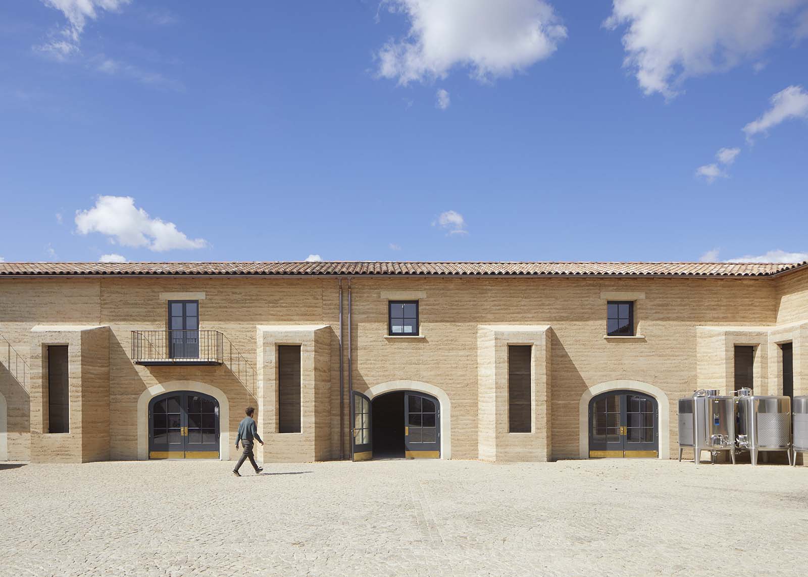 Château de Beaucastel winery buildings in France by Studio Mumbai