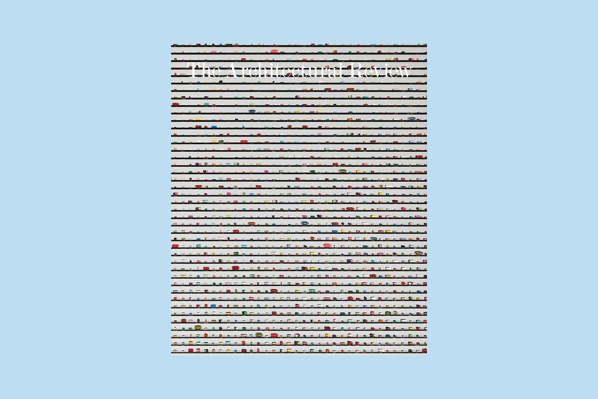 Architectural Review AR Health Issue Cover on blue background