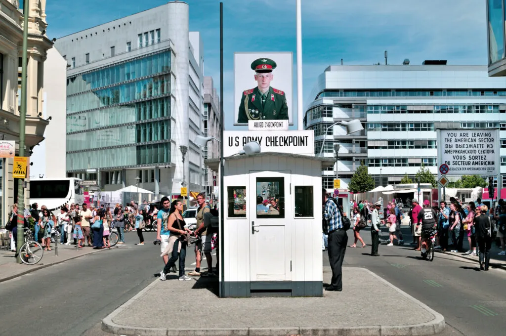 Revisit: Checkpoint Charlie in Berlin, Germany