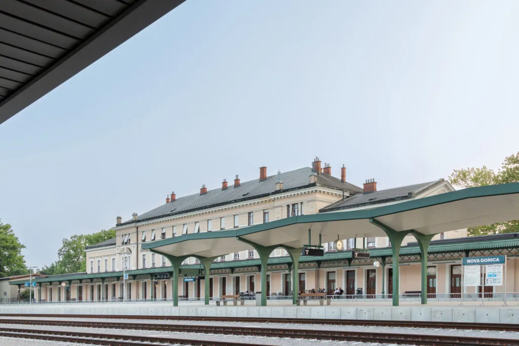 Across the tracks: Railway station and underpass in Nova Gorica, Slovenia, by Sadar + Vuga