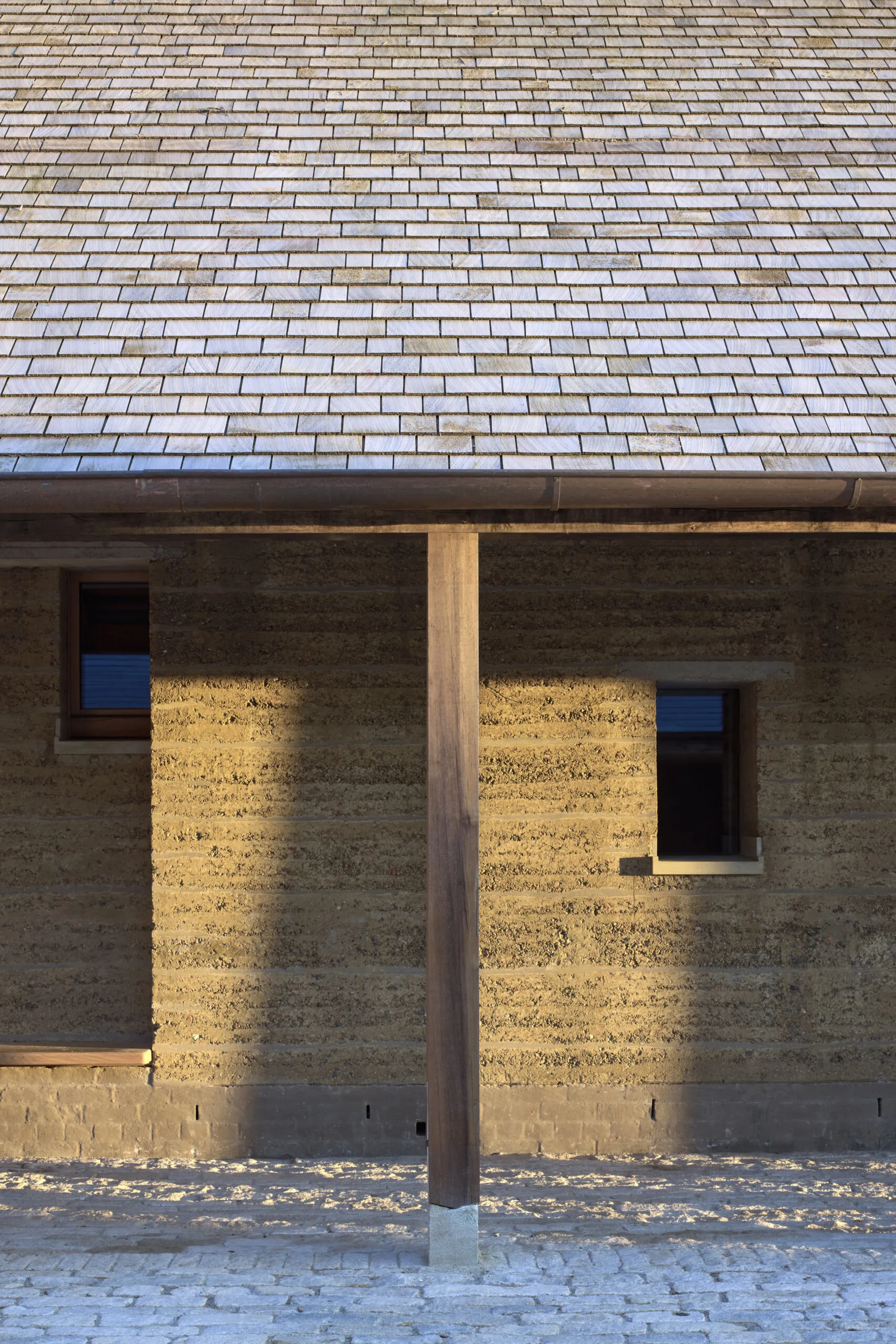 Rammed Earth House, Tuckey Design Studio, United Kingdom