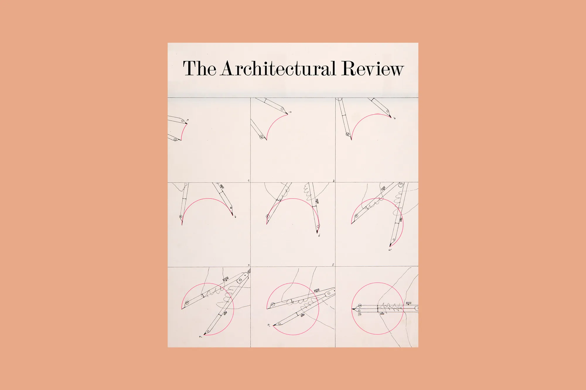 Architectural Review AR Emerging cover on orange background 