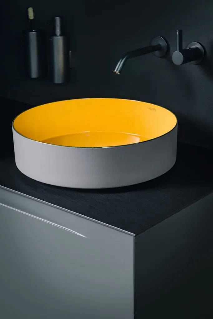 Laufen Expands Bathroom Range with Colorful Glazed Steel