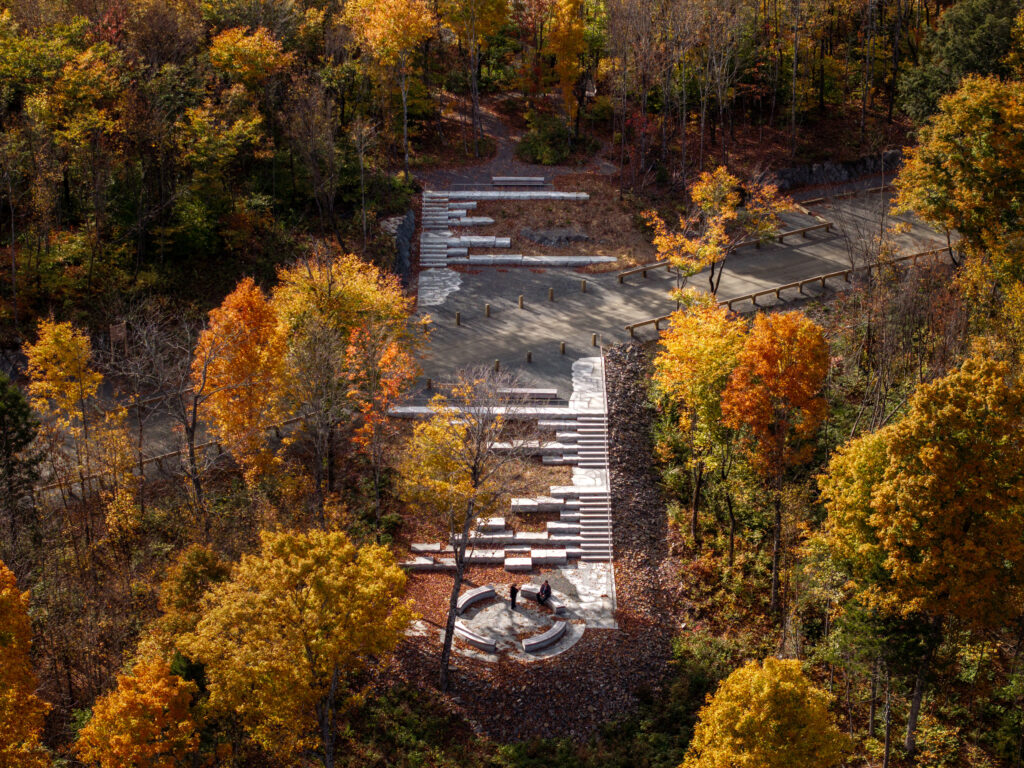 As far as one can see: Tekαkαpimək Contact Station in Katahdin Woods and Waters National Monument, Maine, United States by Saunders Architecture and Reed Hilderbrand