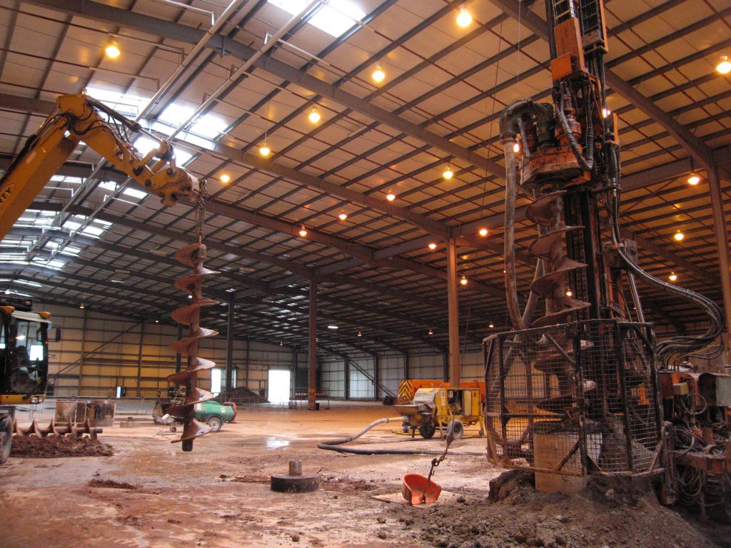 Indoor piling job on target in Merseyside Ground Engineering