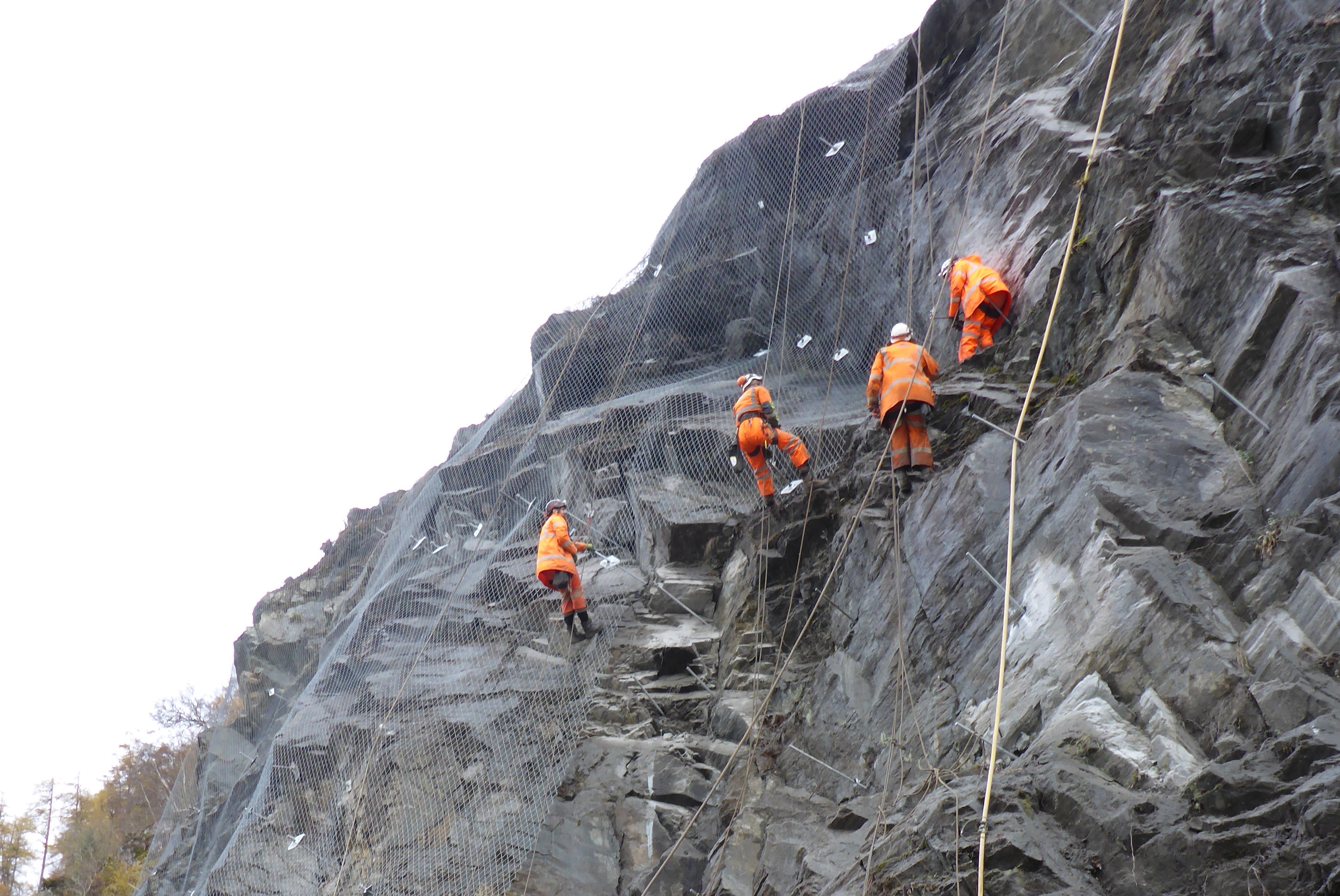 Weight restrictions lifted at A890 Stromeferry rock works Ground