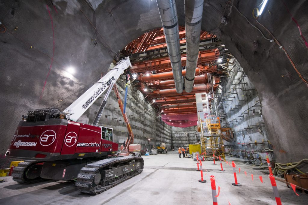 Gallery Melbourne Metro Tunnel station well underway Ground Engineering