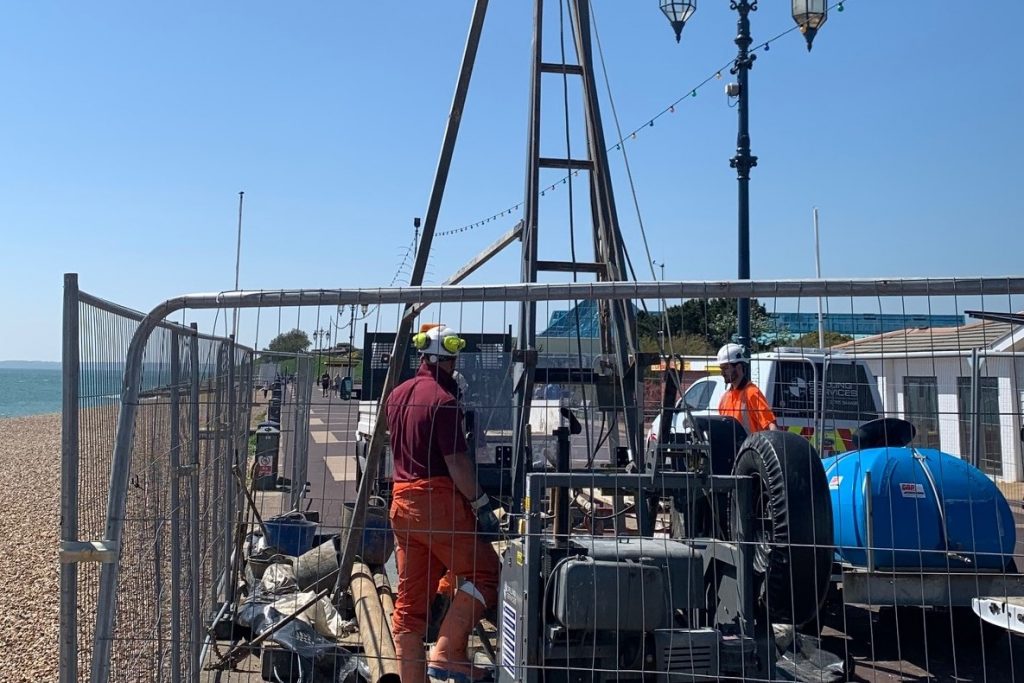 Southsea coastal defence ground investigation restarts | Ground Engineering